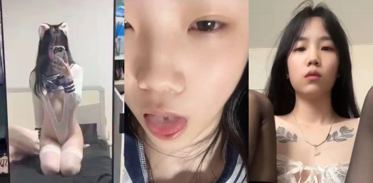 厦门大学精神小妹 林惠 被曝出网调视频 稚嫩的学生妹 穿着情趣内衣自己拿着自慰棒把玩！