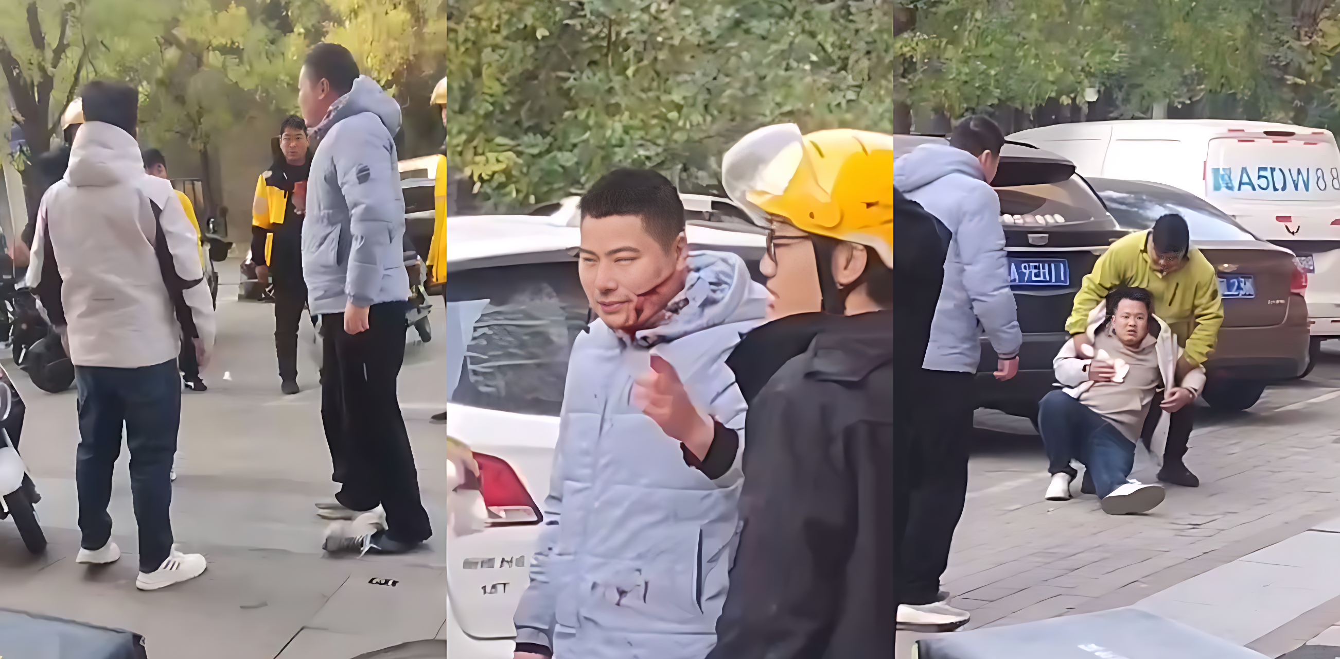石家庄外卖血案惊爆全网，美团骑手眼镜小哥怒捅正副站长，一死一伤血溅站点，80%扣薪黑心压榨点燃底层炸弹！