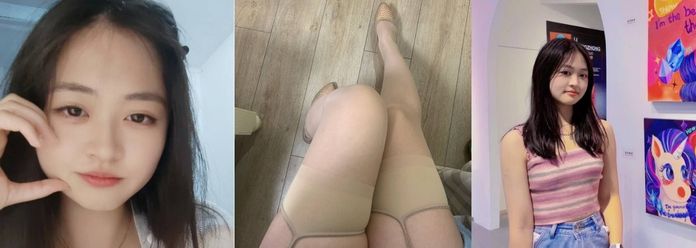校园中乖乖女神，白皙粉嫩的皮肤，没想到私下自慰手法如此娴熟！